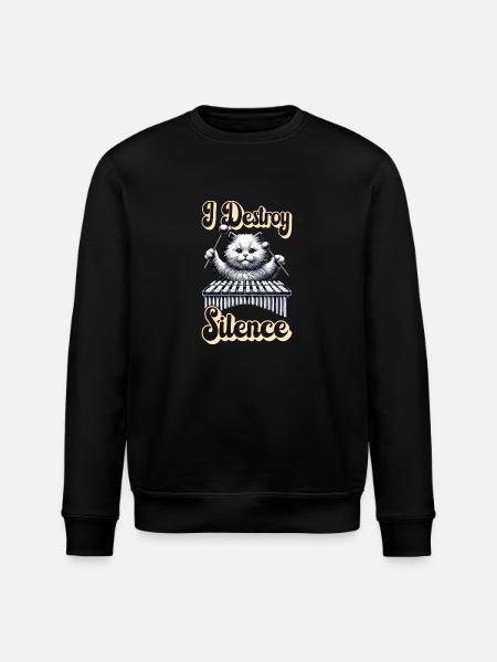 Vibraphon, vibraphonist - Stanley/Stella ROLLER Unisex Organic Sweatshirt - black