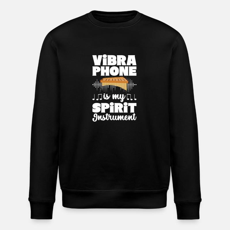 Vibraphon, vibraphonist - Stanley/Stella ROLLER Unisex Organic Sweatshirt - black