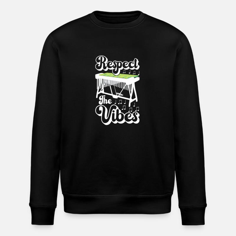 Vibraphon, vibraphonist - Stanley/Stella ROLLER Unisex Organic Sweatshirt - black