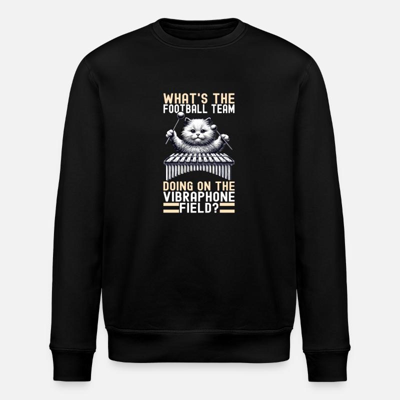 Vibraphon, vibraphonist - Stanley/Stella ROLLER Unisex Organic Sweatshirt - black