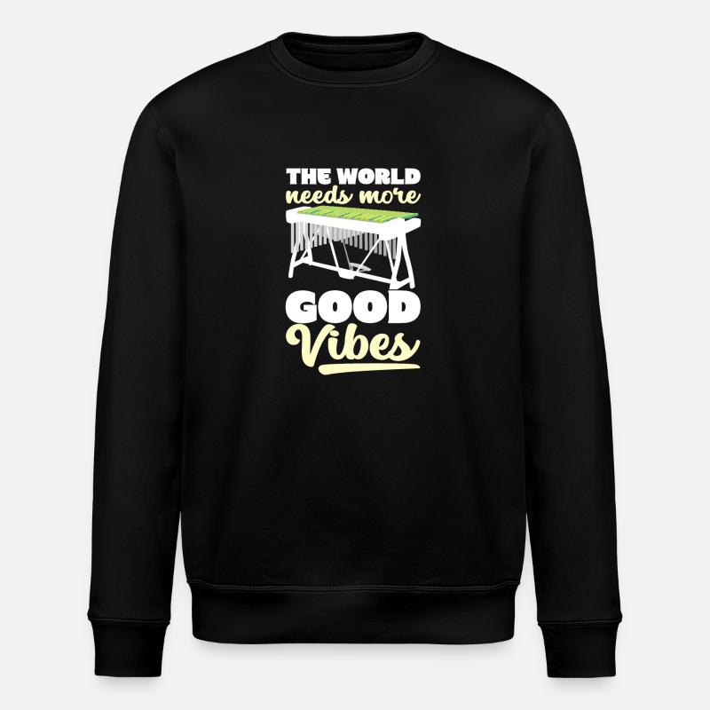 Vibraphon, vibraphonist - Stanley/Stella ROLLER Unisex Organic Sweatshirt - black