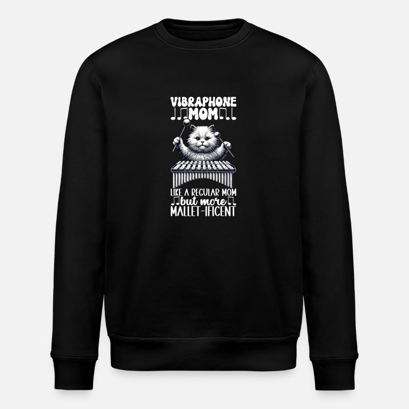 Vibraphon, vibraphonist - Stanley/Stella ROLLER Unisex Organic Sweatshirt - black