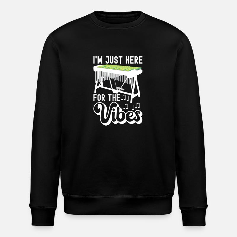 Vibraphon, vibraphonist - Stanley/Stella ROLLER Unisex Organic Sweatshirt - black