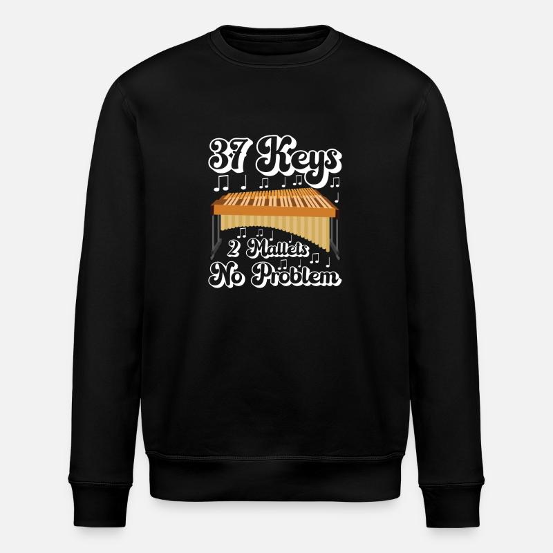 Vibraphon, vibraphonist - Stanley/Stella ROLLER Unisex Organic Sweatshirt - black