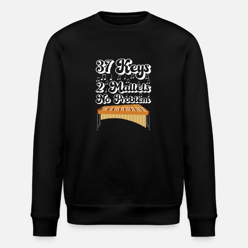 Vibraphon, vibraphonist - Stanley/Stella ROLLER Unisex Organic Sweatshirt - black
