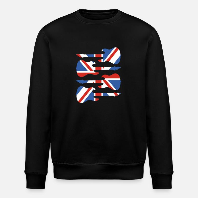England - Stanley/Stella ROLLER Unisex Organic Sweatshirt - black