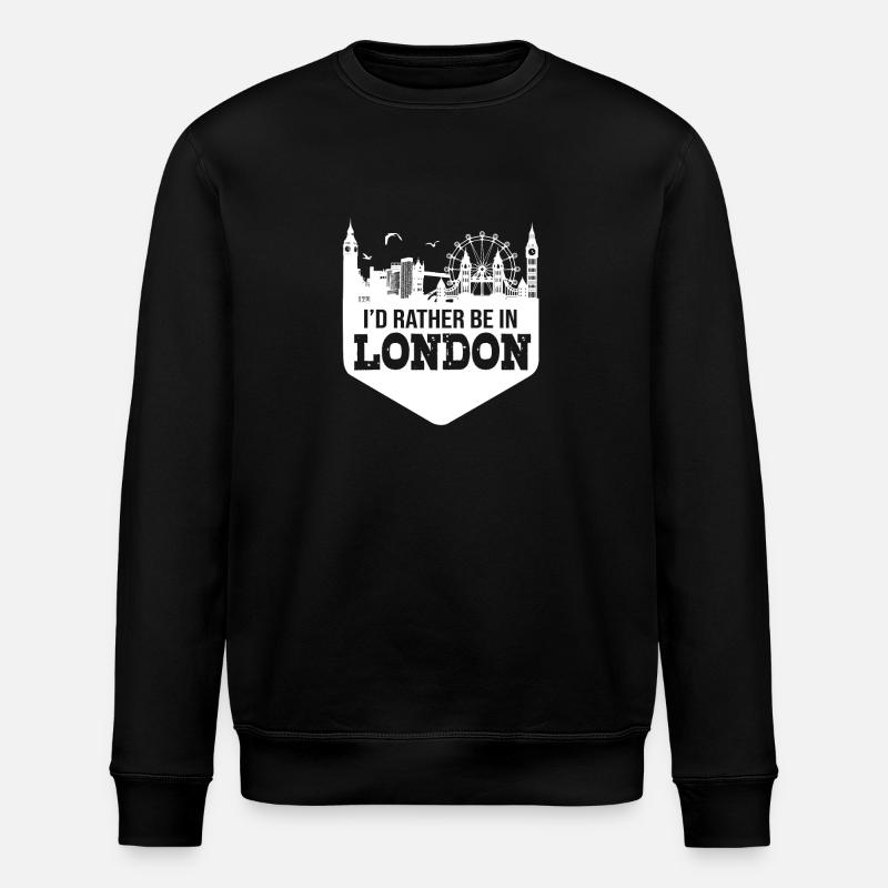 Angleterre Anglais - Sweat bio ROLLER Stanley/Stella Unisexe - noir