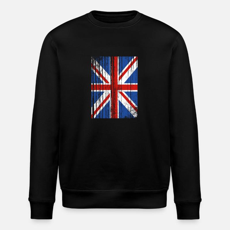 Angleterre Anglais - Sweat bio ROLLER Stanley/Stella Unisexe - noir