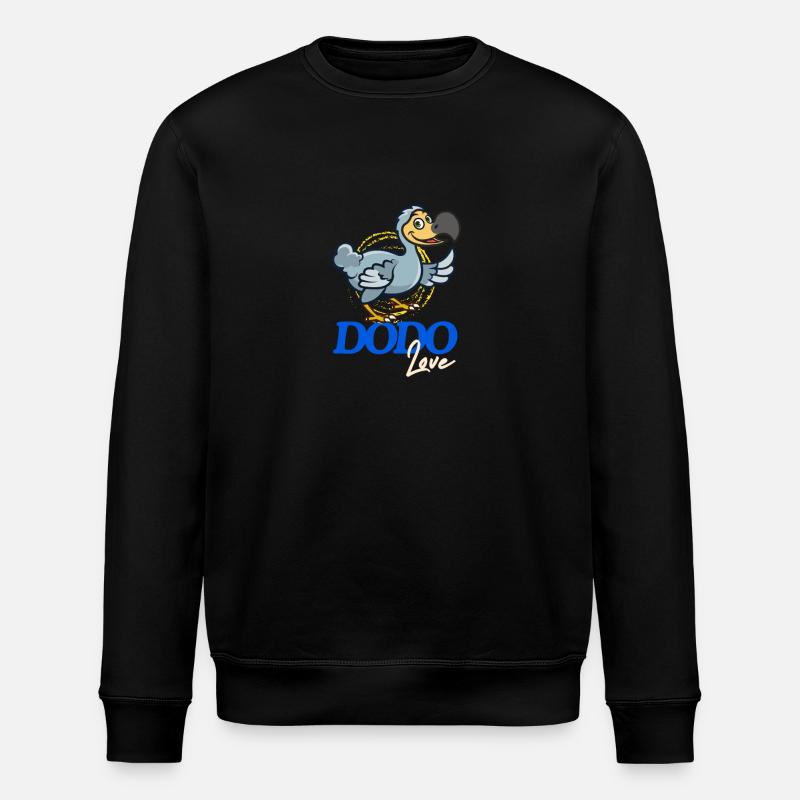 friendly Dodo Love - Stanley/Stella ROLLER Unisex Organic Sweatshirt - black