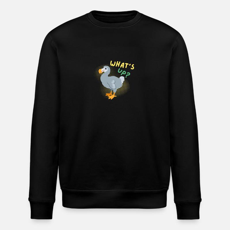 Dodo Whats's up? - Stanley/Stella ROLLER Unisex Organic Sweatshirt - black