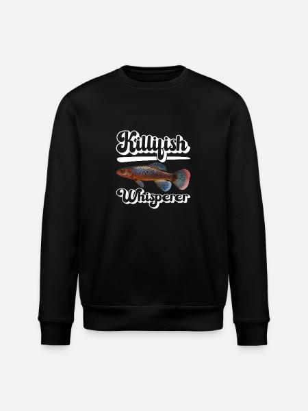 Killifish Quarium Fish - Stanley/Stella ROLLER Unisex Organic Sweatshirt - black