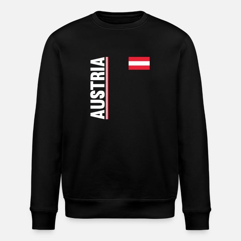 Austrians Austria - Stanley/Stella ROLLER Unisex Organic Sweatshirt - black