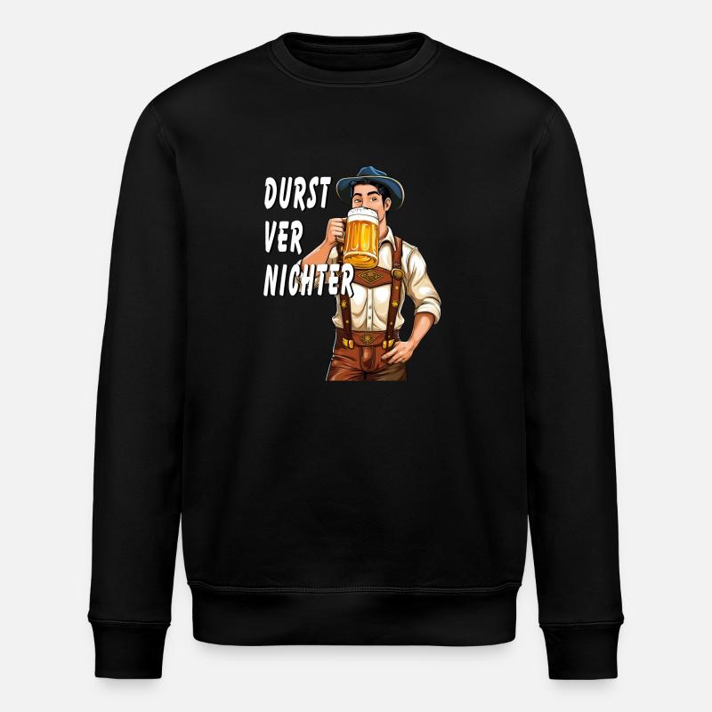 MANN Bier - Stanley/Stella Unisex Bio-Sweatshirt ROLLER - Schwarz
