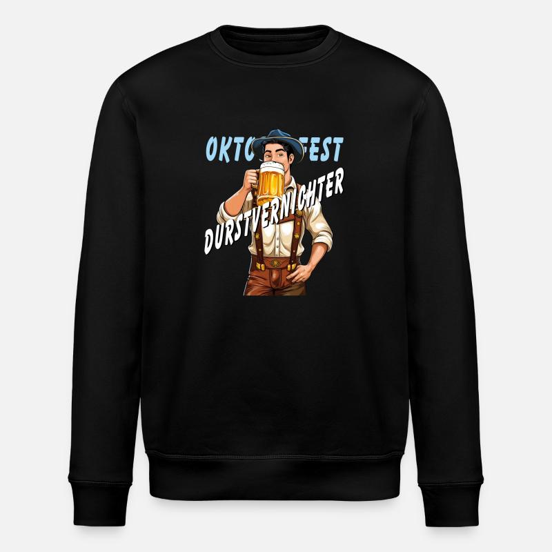 Bière MAN - Sweat bio ROLLER Stanley/Stella Unisexe - noir