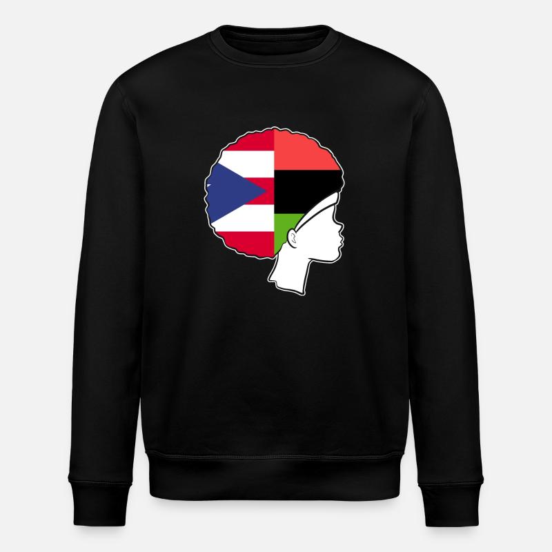Afro Latina - Stanley/Stella Unisex Bio-Sweatshirt ROLLER - Schwarz