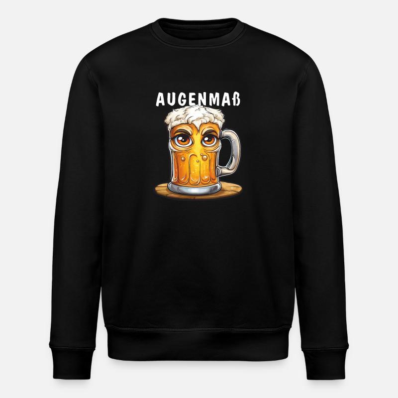AUGENMAß - Stanley/Stella Unisex Bio-Sweatshirt ROLLER - Schwarz