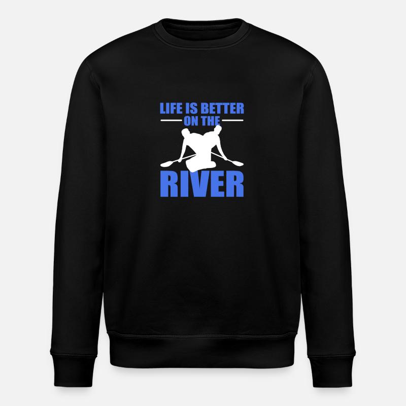 Kayaking Kayaking Canoeing Canoeing - Stanley/Stella ROLLER Unisex Organic Sweatshirt - black