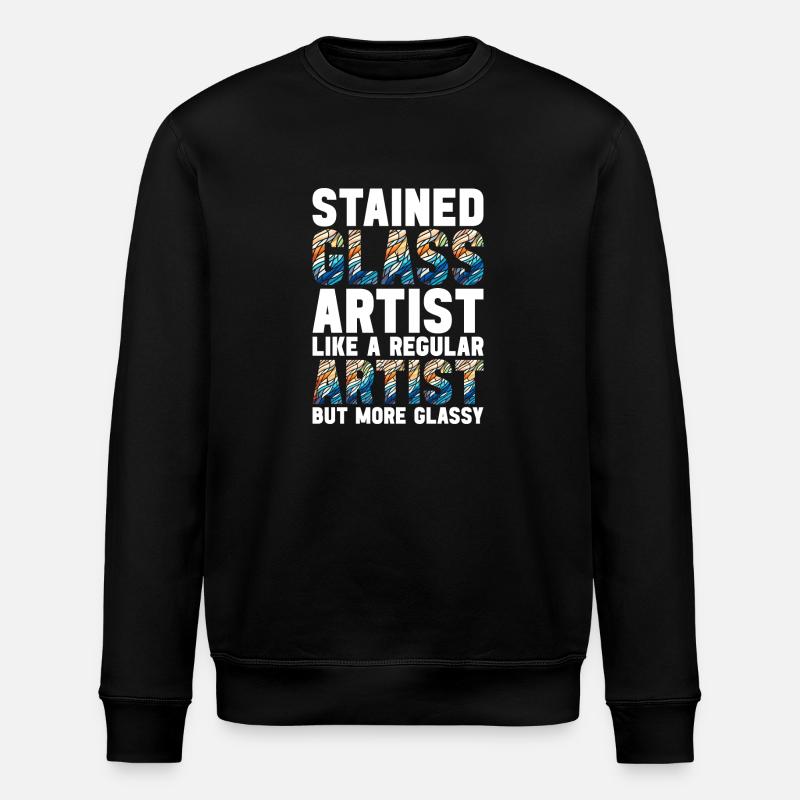 Vitrail artiste Vitrail Art - Sweat bio ROLLER Stanley/Stella Unisexe - noir