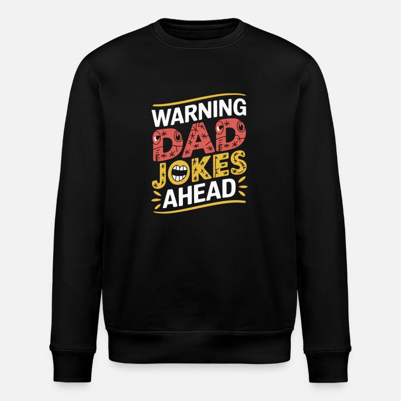 Göttergatte - Papa Witze - Stanley/Stella Unisex Bio-Sweatshirt ROLLER - Schwarz