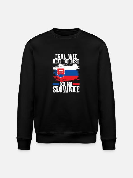 Slovakia Slovakia - Stanley/Stella ROLLER Unisex Organic Sweatshirt - black