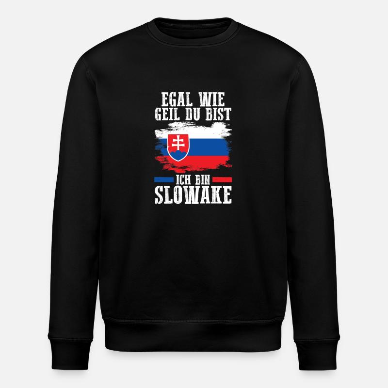 Slovaquie Slovaquie - Sweat bio ROLLER Stanley/Stella Unisexe - noir