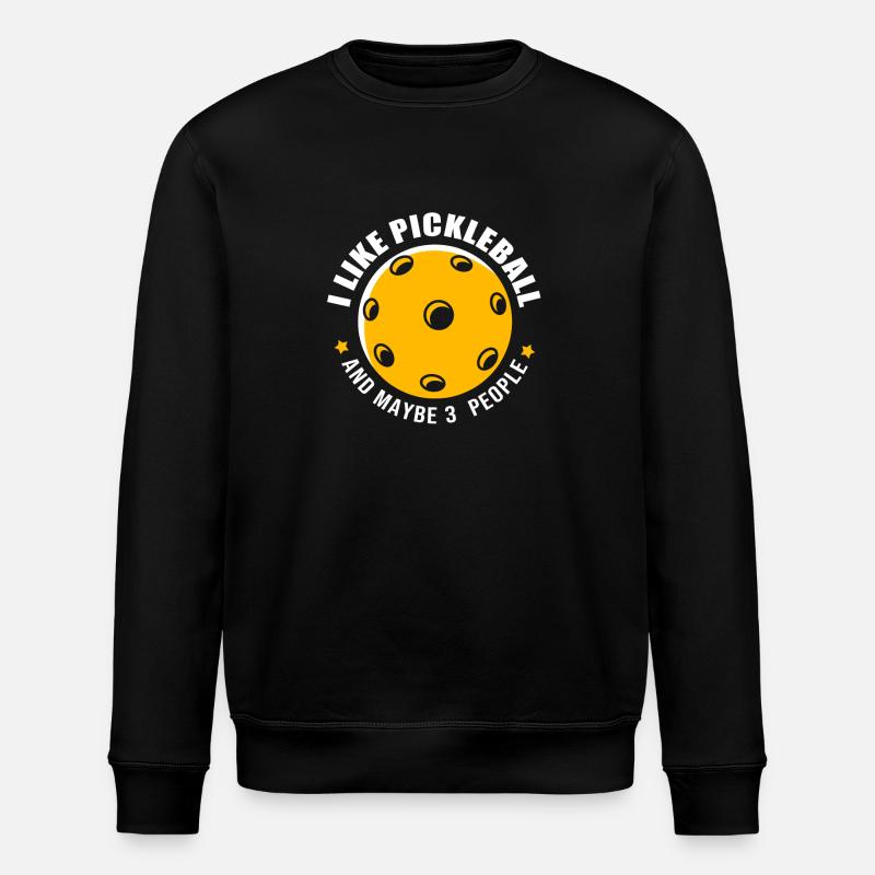 Pickleball Pickleball Pickleball - Stanley/Stella Unisex Bio-Sweatshirt ROLLER - Schwarz