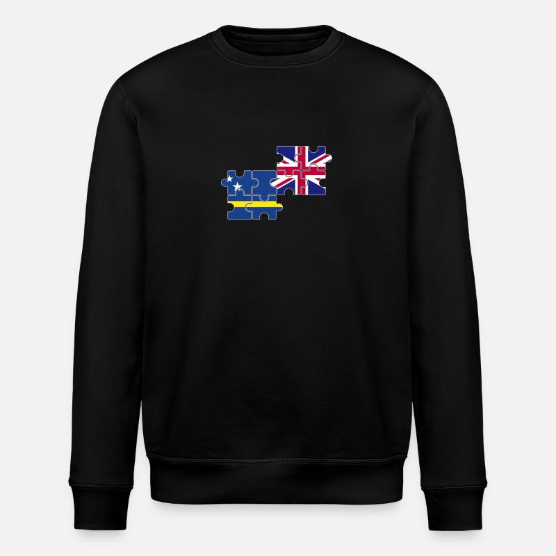 Curaçao UK Flagge - Stanley/Stella Unisex Bio-Sweatshirt ROLLER - Schwarz