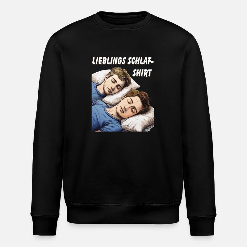 CHEMISE DE NUIT PRÉFÉRÉE - Sweat bio ROLLER Stanley/Stella Unisexe - noir