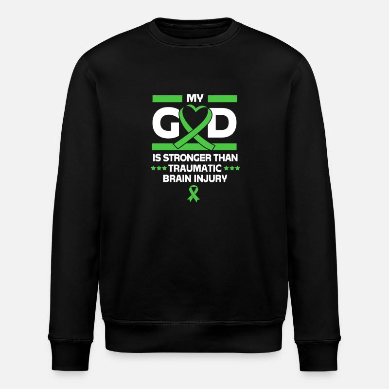 Schädel Hirn Trauma - Stanley/Stella Unisex Bio-Sweatshirt ROLLER - Schwarz