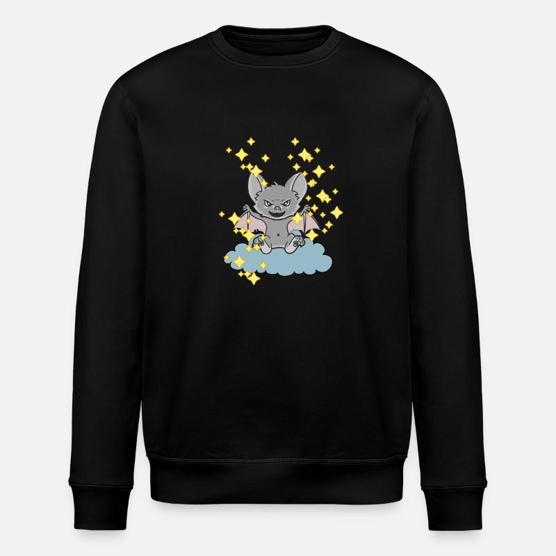 Chauve-souris Enfants Enfant Halloween - Sweat bio ROLLER Stanley/Stella Unisexe - noir