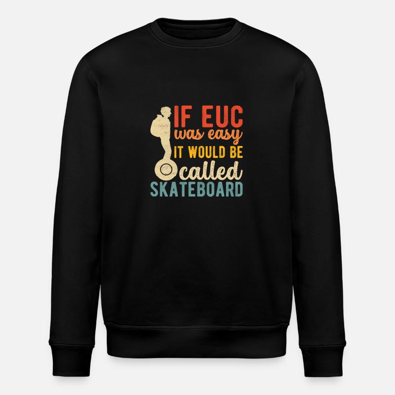 EUC Monowheel - Stanley/Stella ROLLER Unisex Organic Sweatshirt - black