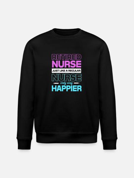 Krankenschwester Rente - Stanley/Stella Unisex Bio-Sweatshirt ROLLER - Schwarz