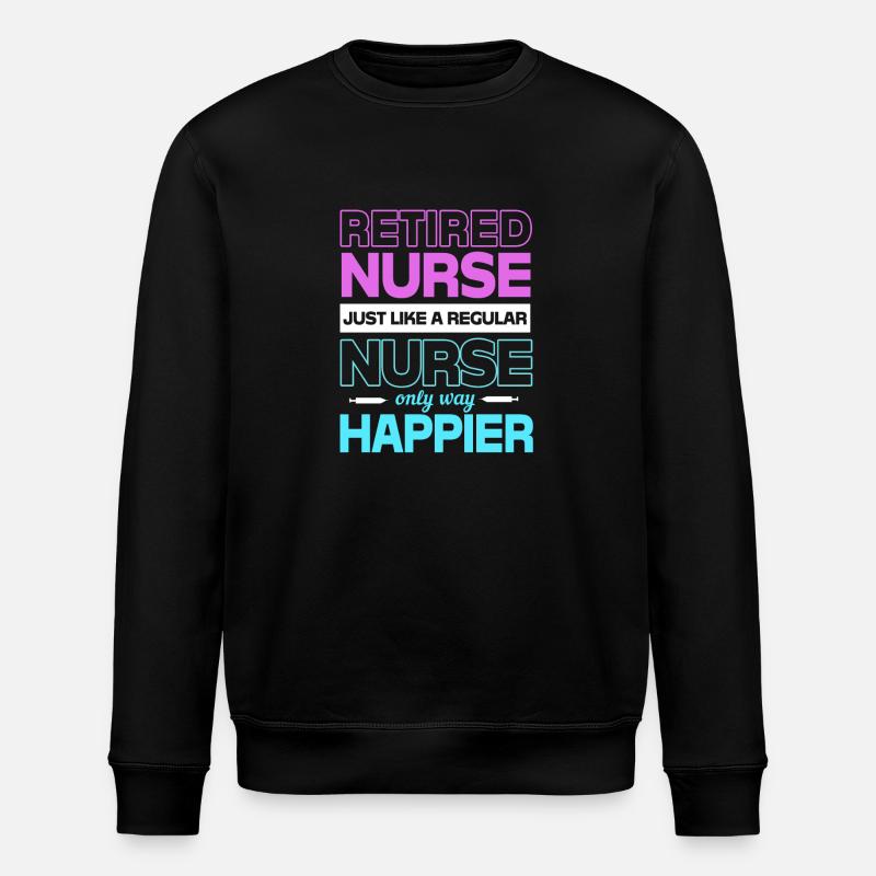 Nurse Pension - Stanley/Stella ROLLER Unisex Organic Sweatshirt - black