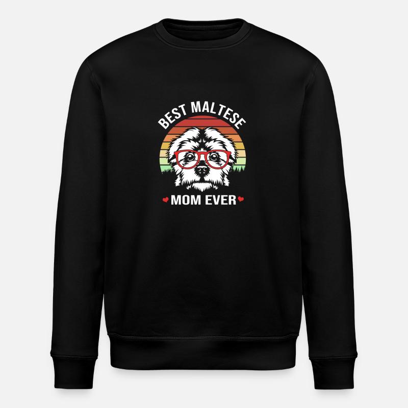 Maltese - Stanley/Stella ROLLER Unisex Organic Sweatshirt - black