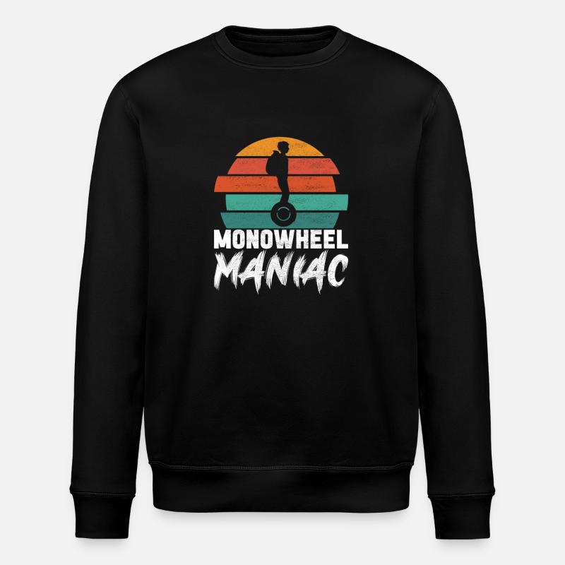 EUC Monowheel - Stanley/Stella ROLLER Unisex Organic Sweatshirt - black