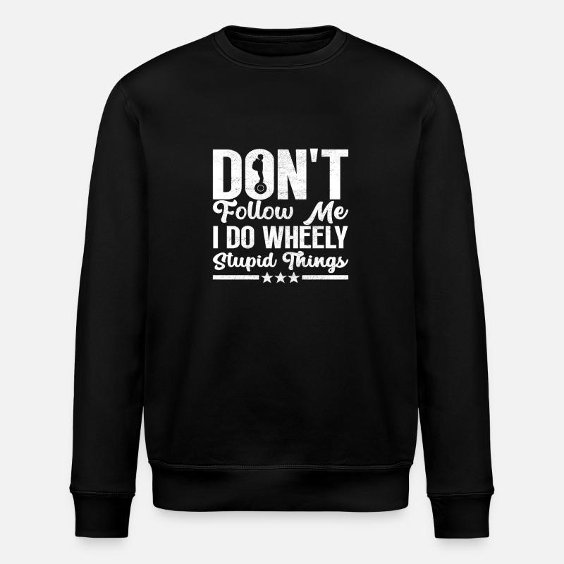 EUC Monowheel - Stanley/Stella ROLLER Unisex Organic Sweatshirt - black