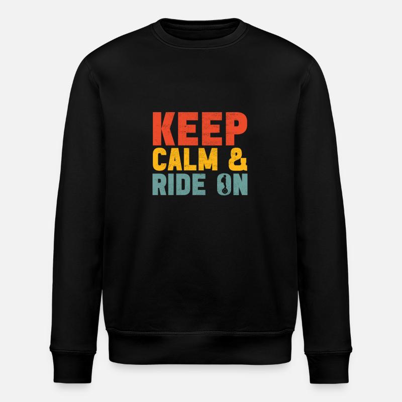 EUC Monowheel - Stanley/Stella ROLLER Unisex Organic Sweatshirt - black
