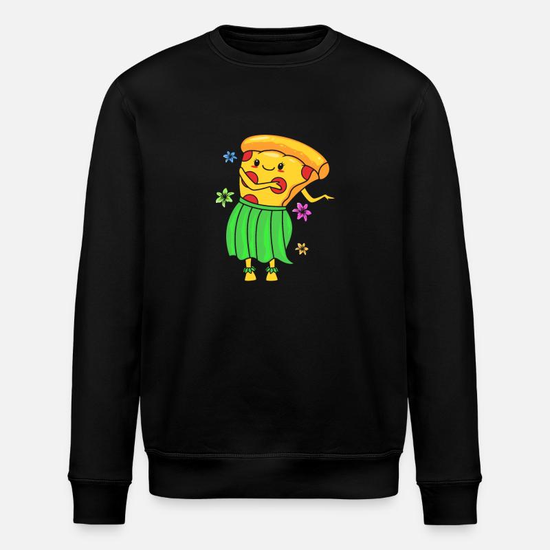 Pizza Hawaii - Stanley/Stella ROLLER Unisex Organic Sweatshirt - black