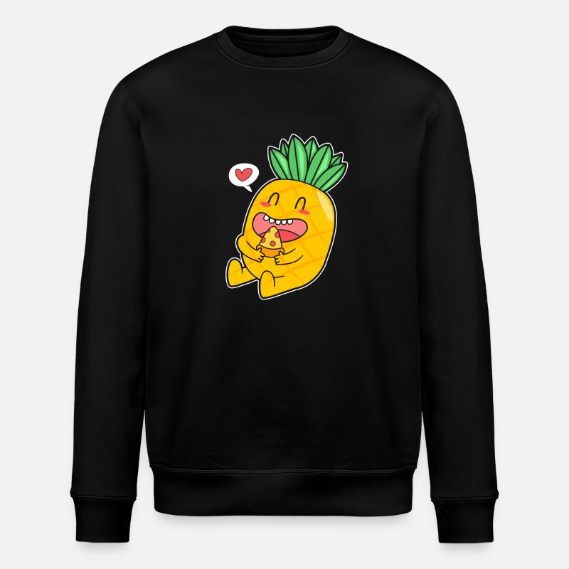 Pizza Hawaï - Sweat bio ROLLER Stanley/Stella Unisexe - noir