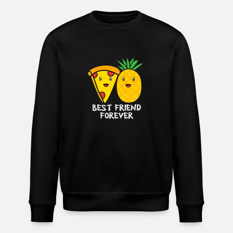 Pizza Hawaï - Sweat bio ROLLER Stanley/Stella Unisexe - noir