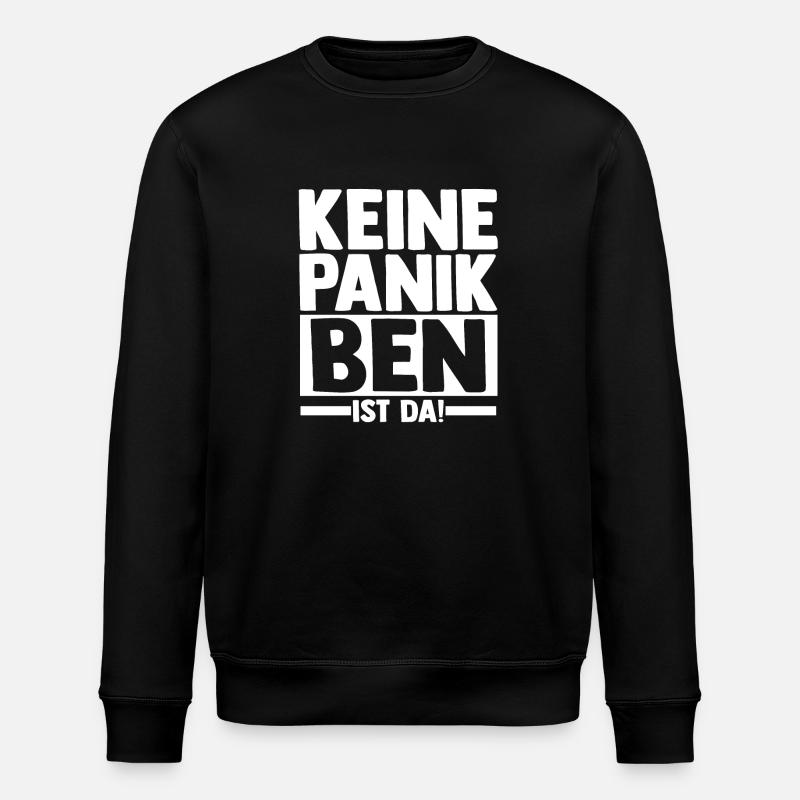 Vorname Ben - Stanley/Stella Unisex Bio-Sweatshirt ROLLER - Schwarz