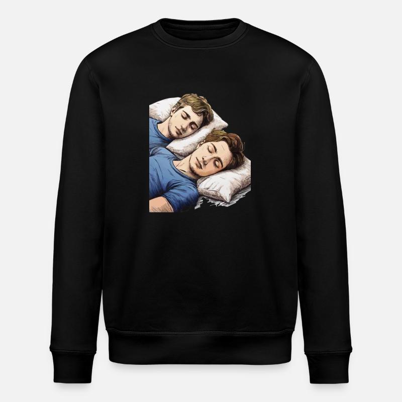MEN SLEEPING - Stanley/Stella ROLLER Unisex Organic Sweatshirt - black