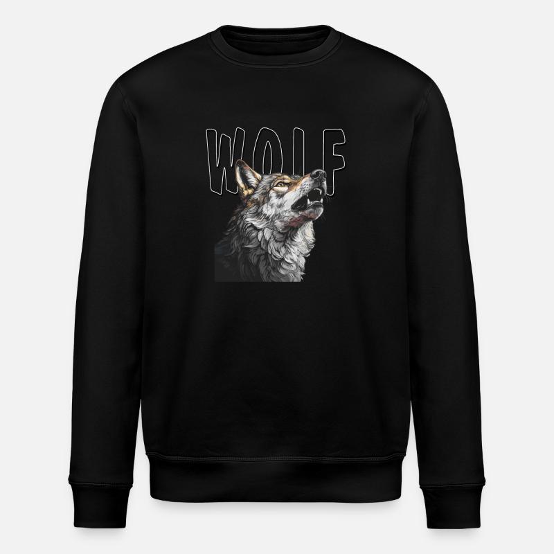 LOUP - Sweat bio ROLLER Stanley/Stella Unisexe - noir