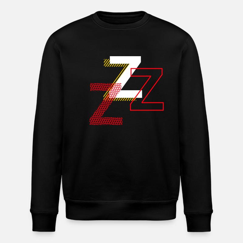 Alphabet Design Lettre Z - Sweat bio ROLLER Stanley/Stella Unisexe - noir