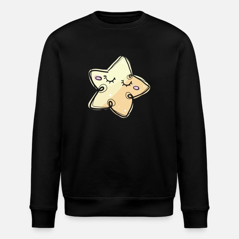 ASTERISK - Stanley/Stella ROLLER Unisex Organic Sweatshirt - black