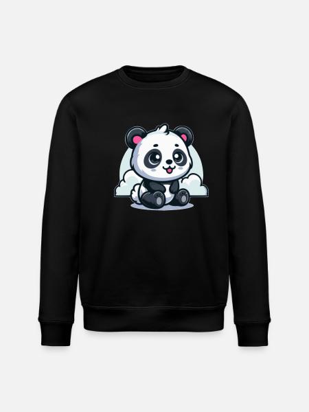 Bébé panda - Sweat bio ROLLER Stanley/Stella Unisexe - noir