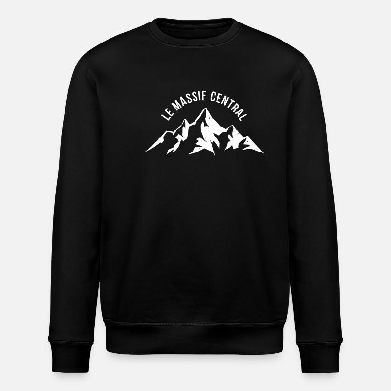 Le Massif Central - Sweat bio ROLLER Stanley/Stella Unisexe - noir