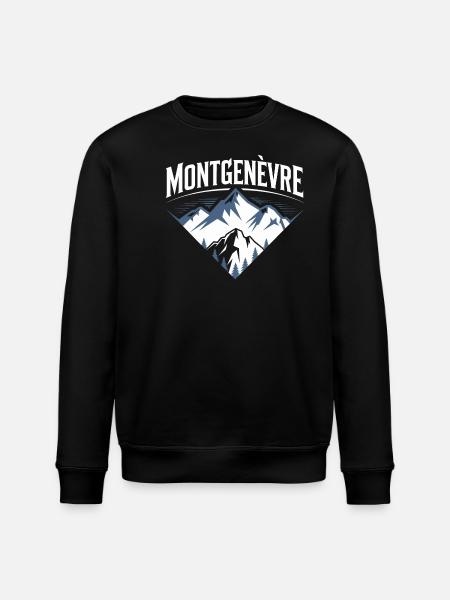 Montgenèvre - Sweat bio ROLLER Stanley/Stella Unisexe - noir