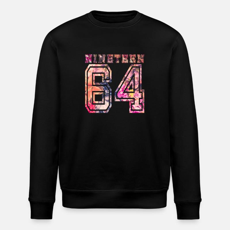 NINETEEN 1964 B - Stanley/Stella Unisex Bio-Sweatshirt ROLLER - Schwarz