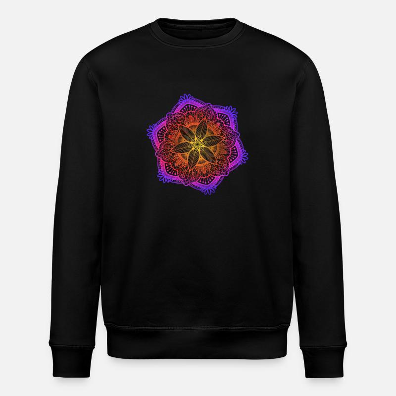 Mandala - Sweat bio ROLLER Stanley/Stella Unisexe - noir